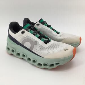 OC On Cloud Cloudmonster Road Running Shoe White Creek Teal Womens 7 Sneaker